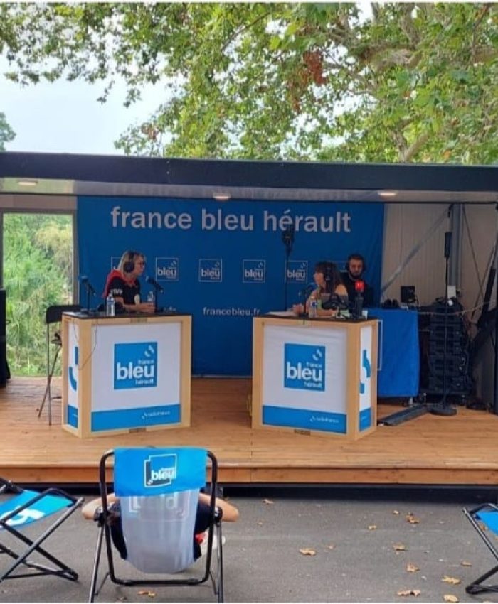 le Module CubStand à la Féria de Béziers France Bleu Hérault